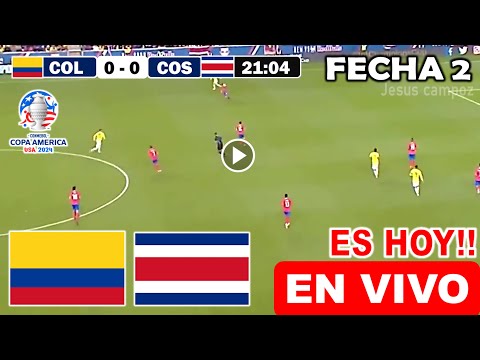 En Vivo: Colombia vs Costa Rica, Ver Partido Colombia vs. Costa Rica Fecha 2 Copa América 2024 hoy