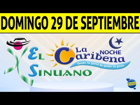 Resultados CARIBEÑA y SINUANO NOCHE del Domingo 29 de Septiembre de 2024  CHANCE