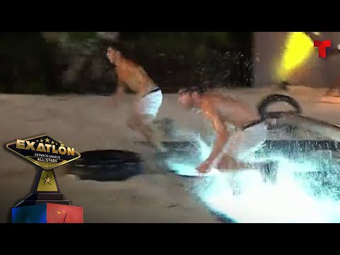 Briadam empata con Jeyvier en el Circuito de Fuego en la final | Exatlón EE.UU All-Stars 2024