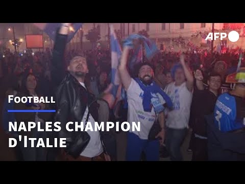 Football: Naples champion d'Italie, plus de 30 ans après Maradona | AFP