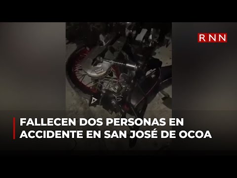 Fallecen dos personas en accidente de tránsito en San José de Ocoa