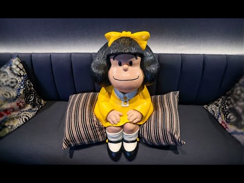 Mafalda: estatua de la rebelde niña es instalada en Barranco