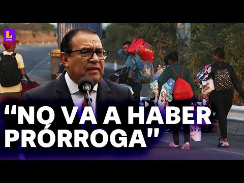 Perú pone límite a los extranjeros con situación irregular: Seremos inflexibles