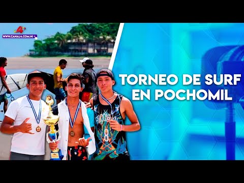 Desarrollan torneo nacional de surf en playas de Pochomil