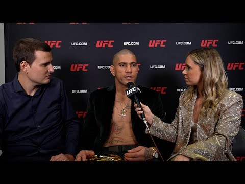 Alex Pereira UFC 300 Backstage Interview