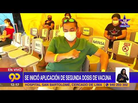 ? Se inició aplicación de segunda dosis de vacunas | Latina Noticias
