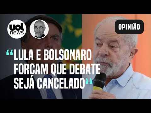 Lula e Bolsonaro contaram 'lorota' sobre debates e se igualam na rota de fuga, diz Josias de Souza