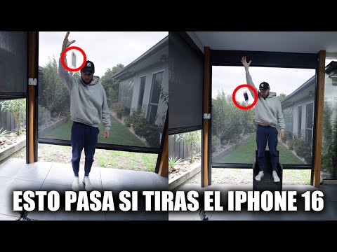 Esto es lo QUE PASA si TIRAS el NUEVO iPHONE 16!