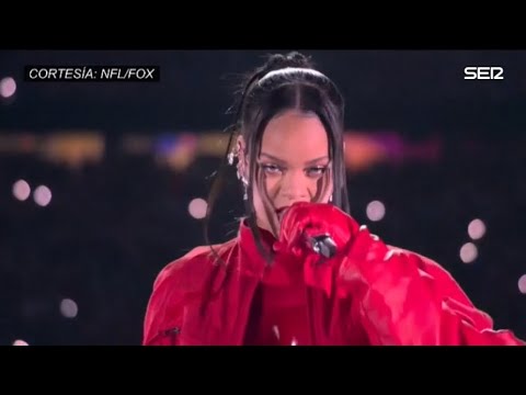 Rihanna regresa a los escenarios con un espectáculo impecable en la Super Bowl