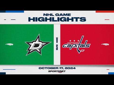 NHL Highlights | Stars vs. Capitals - October 17, 2024