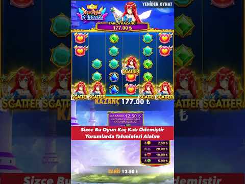 Sizce Bu Oyun Kaç Katı Ödemiştir? 6 Scatter Yoruma Gel | Starlight Princess | #slotcasino #slot