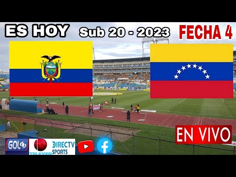 Ecuador vs. Venezuela en vivo, donde ver, a que hora juega Ecuador vs. Venezuela Sub 20 - 2023
