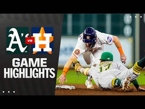 Athletics vs. Astros Game Highlights (7/26/25) | MLB Highlights