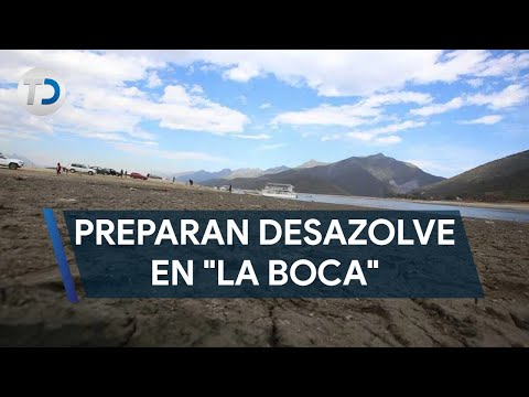 Preparan desazolve de presa La Boca en Santiago