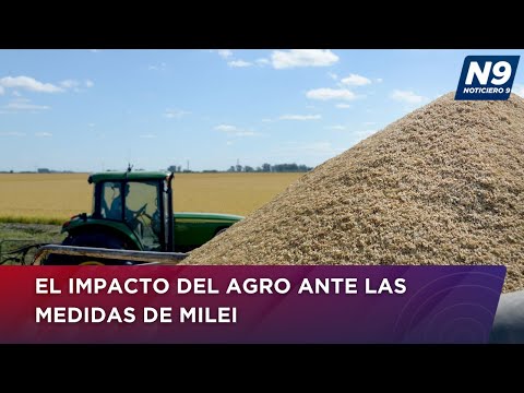 EL IMPACTO EN EL AGRO ANTE LAS MEDIDAS DE MILEI - NOTICIERO 9