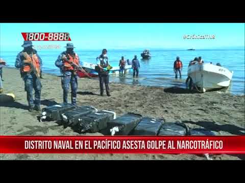 Fuerza Naval incauta más de 300 paquetes de cocaína en El Viejo - Nicaragua