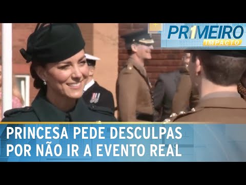 Princesa Kate Middleton se desculpa em carta por ausência em evento | Primeiro Impacto (10/06/24)