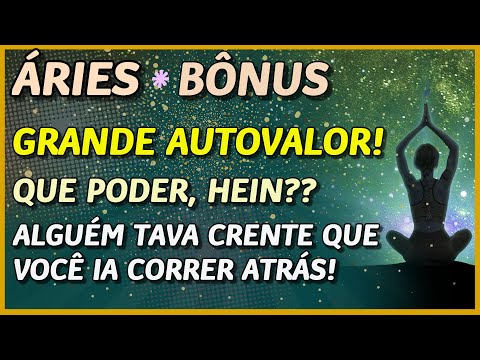 ÁRIES  // GRANDE AUTOVALOR! ?- TEM GENTE CRENTE QUE VOCÊ VAI CORRER ATRÁS...??