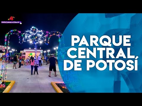Inauguración de la calzada y remodelación del parque central de Potosí, Rivas