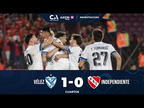 Cuartos: Vélez 1 - Independiente 0