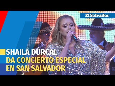 Shaila Dúrcal le cantó a los salvadoreños en San Valentín