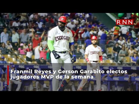 Franmil Reyes y Gerson Garabito electos jugadores MVP de la semana