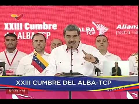 Maduro dirige la Cumbre XXIII del ALBA-TCP en el Palacio de Miraflores, 24 abril 2024