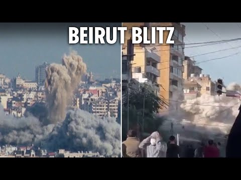 Huge explosions rock Beirut as Israel calls in airstrikes to smash terror targets