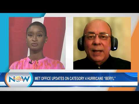 Met Office Updates On Category 4 Hurricane Beryl