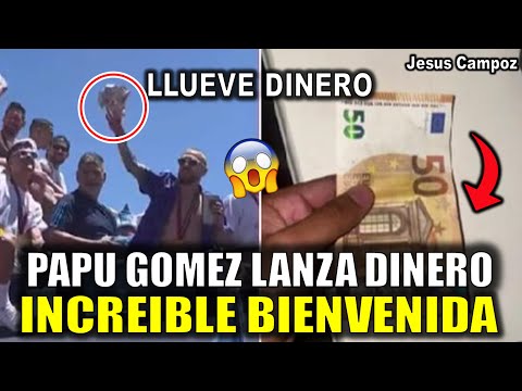Papu Gomez LANZA DINERO a los HINCHAS | papu gomez regala dinero a los hinchas de argentina viral