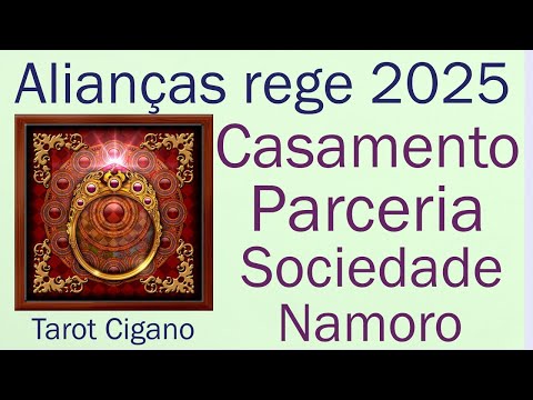 Previsão 2025: Característica carta do Anel que rege 2025 pela Tarot: Alianças, Parceria, Casamento