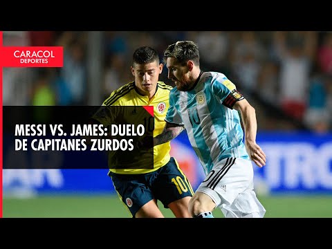 Messi Vs. James, duelo de capitanes zurdos