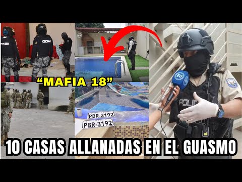 Policía Nacional allana 10 casas pertenecientes a la Banda “Mafia 18”