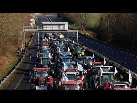 Huelga de agricultores: Francia cierra una semana convulsa con bloqueos en las rutas • FRANCE 24