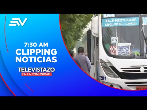 Polémica por subida de pasajes de bus en Guayaquil  | Televistazo | Ecuavisa