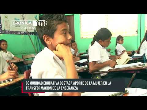 Comunidad educativa destaca rol de la mujer nicaragüense - Nicaragua