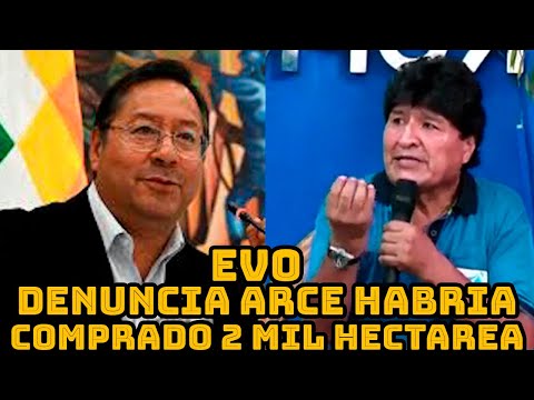 EVO MORALES EN BOLIVIA NADIES QUIERE LUCHO ARCE Y ACLARA QUE EL MAS-IPSP NO ESTA GOBERNANDO..