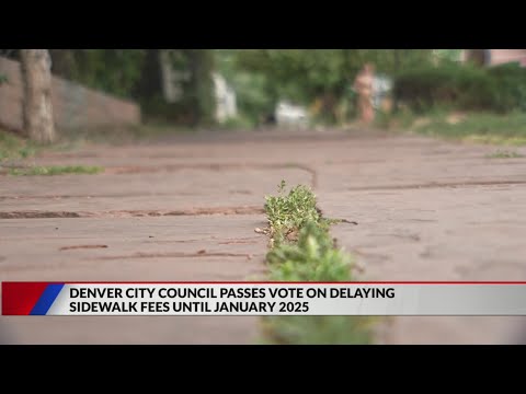 City council delays vote on sidewalk fee