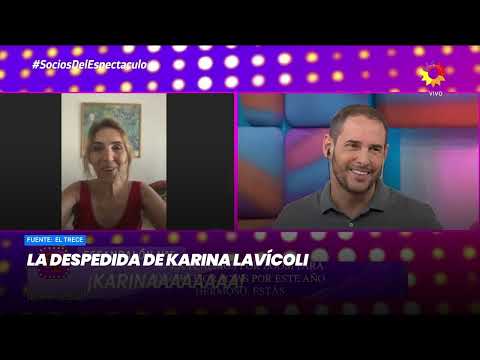 La despedida de Karina Iavícoli de Socios del Espectáculo, parte 1 - Minuto Argentina