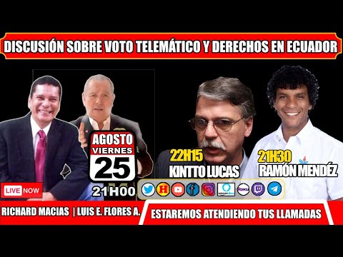 Discusión sobre Voto Telemático y Derechos en Ecuador