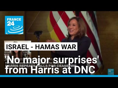 'No major surprises' as Harris follows Biden's lead on Gaza • FRANCE 24 English