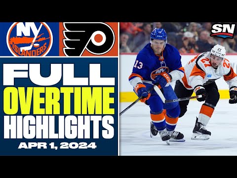 New York Islanders at Philadelphia Flyers | FULL Overtime Highlights - April 1, 2024