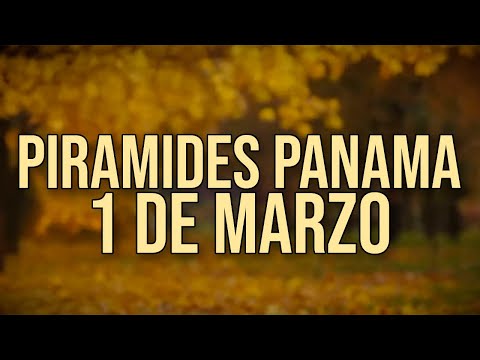 Pirámides de la suerte para el Viernes 1 de Marzo 2024  Lotería de Panamá - Gordito