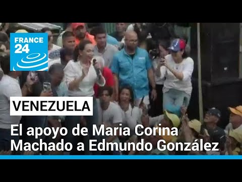 Venezuela: María Corina Machado hace campaña por Edmundo González