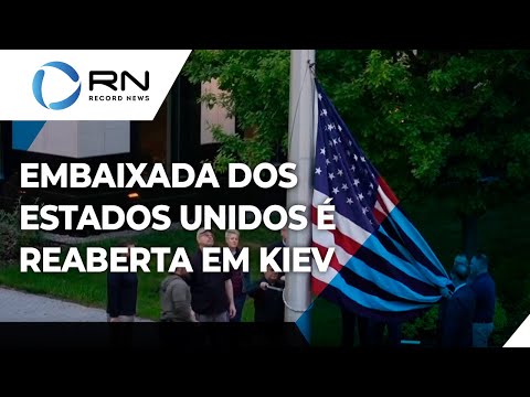 Embaixada dos Estados Unidos é reaberta em Kiev