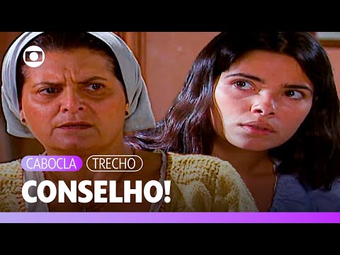 Bina deduz que Zuca está gostando de Luís e a manda parar de sonhar com ele! | Cabocla |  TV Globo