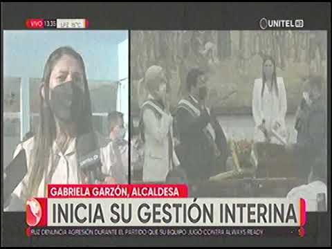 09052021   GABRIELA GARZON INICIA SUS GESTION COMO ALCADESA INTERINA DE NUESTRA CIUDAD    UNITEL