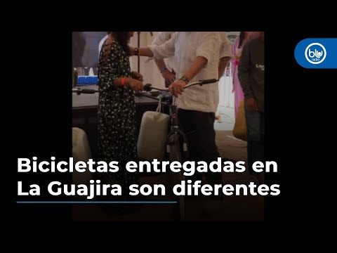 Bicicletas entregadas en La Guajira son diferentes: ¿cómo funcionan?