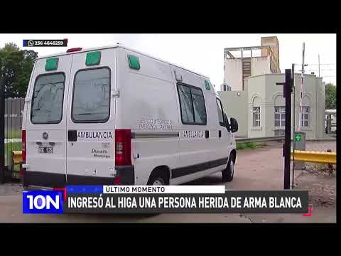 Una persona ingresó al Hospital de Junín herido de arma blanca