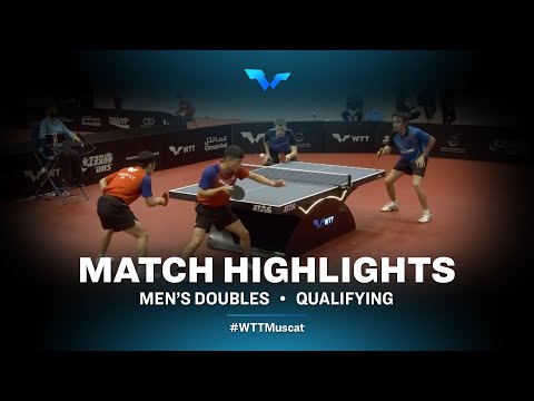 Table Tennis 🥍 Peng W. W./Chuang C. Y. Vs Bastien R./Jules R. | MD | WTT Contender Muscat 2022 (Qual)